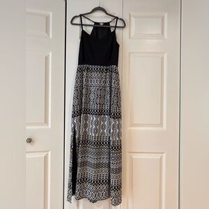 J. Crew Black Sleeveless Maxi Dress